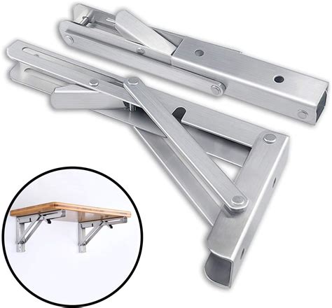 stainless steel folding shelf brackets